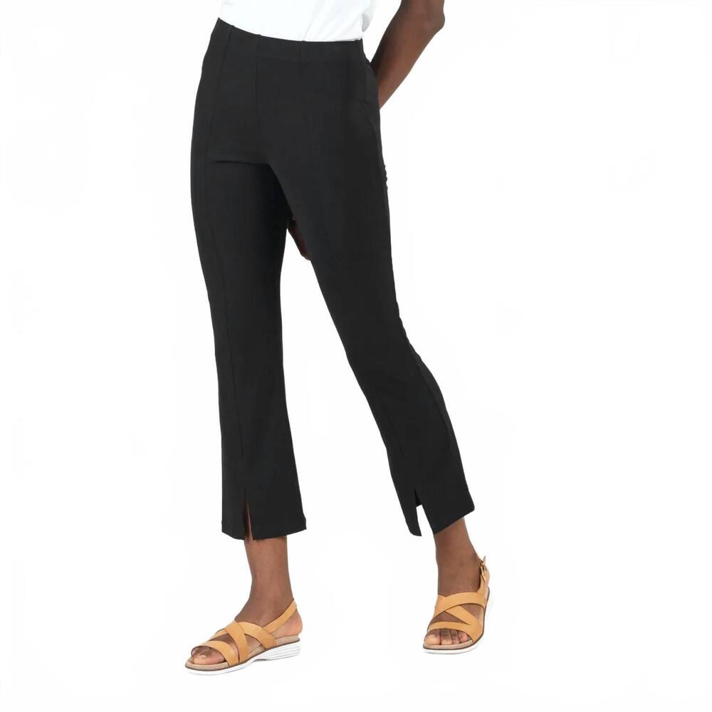 NEW CLARA SUNWOO center seam ankle pant in black